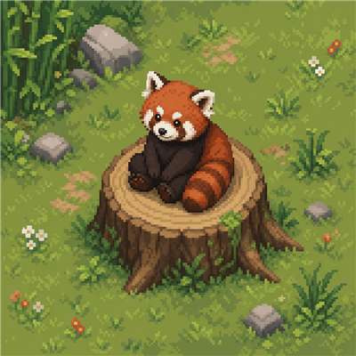 Begleiter Roter Panda